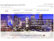 Tablet Screenshot of bankruptcyattorneyshouston.org